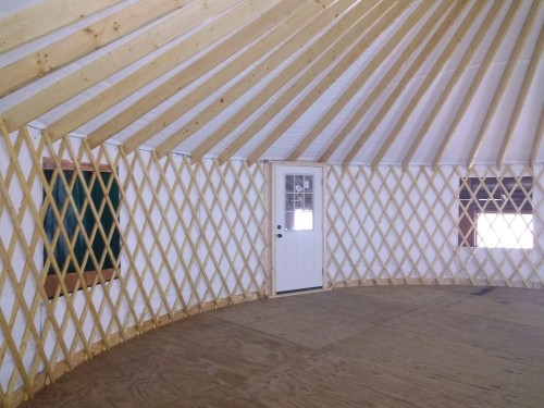 4 New 30′ yurts – Full Insulation Package w/Liner