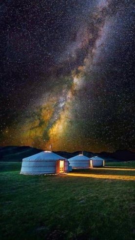 Mongolian traditional yurt