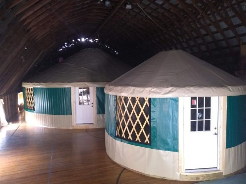 4 New 30′ yurts – Full Insulation Package w/Liner