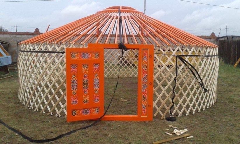 Mongolian traditional yurt