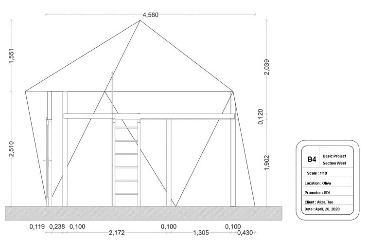 Garden tent insulated dome home 14 + 12 m2 for any land