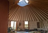 30′ Yurt on goat ranch in town of Bodega