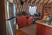 30′ Yurt on goat ranch in town of Bodega