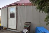 30′ Yurt on goat ranch in town of Bodega