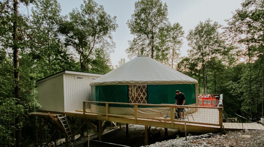 1 New 30ft yurt and 2 New 20ft yurts