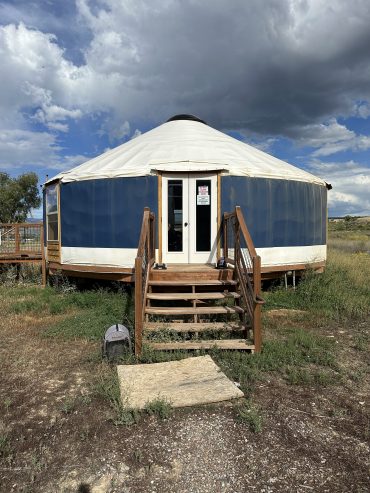 30′ Shelter Designs Blue Yurt w/ Arctic Package