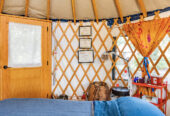 Practically Unused Beautiful Blue Yurt for sale