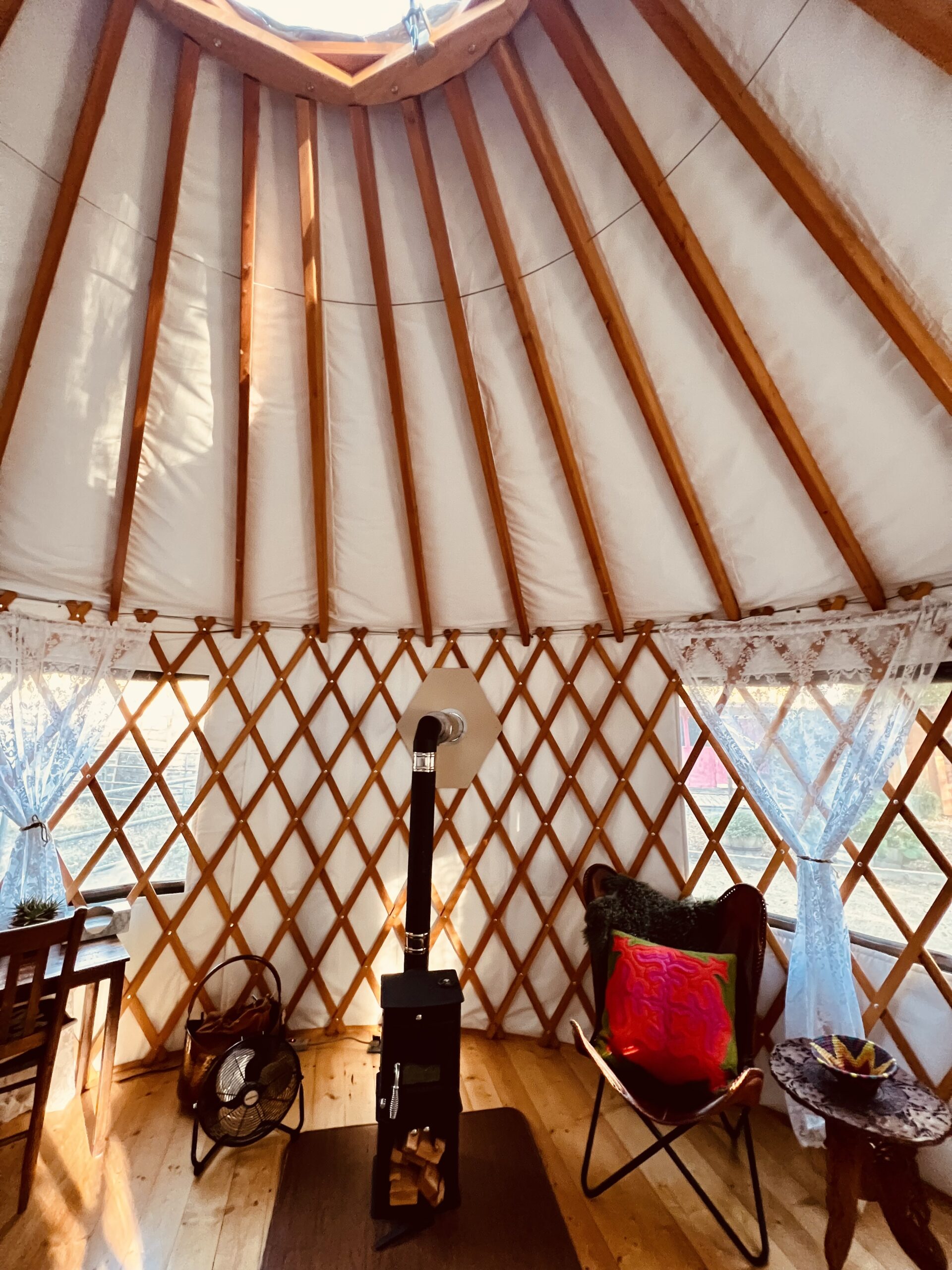 Practically Unused Beautiful Blue Yurt for sale